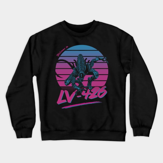 Welcome to LV-426 Crewneck Sweatshirt by ddjvigo